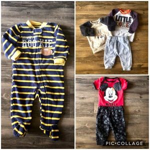 6-Piece Boy Infant Bundle size 0-6 Months